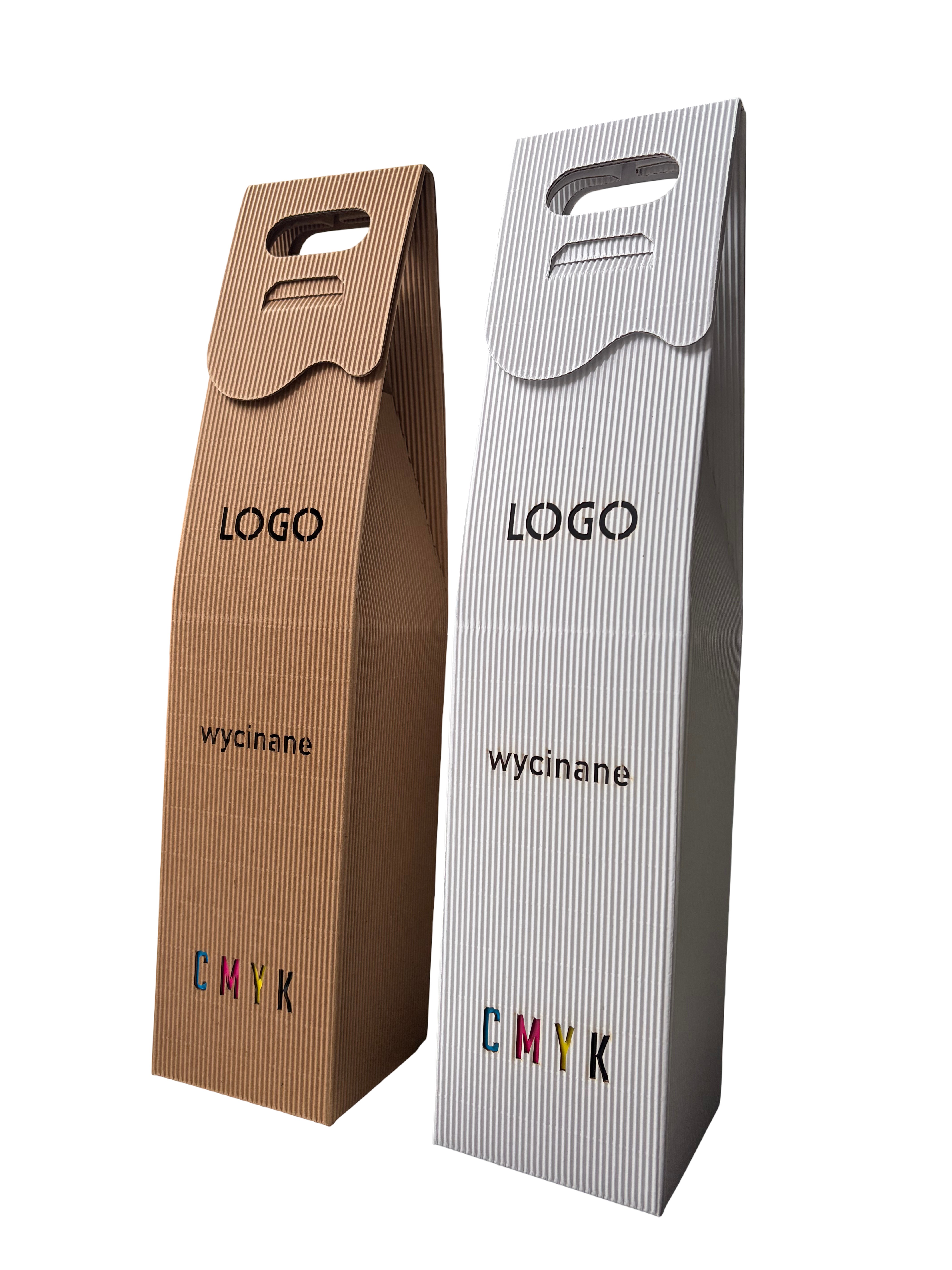 pudełko na wino z logo